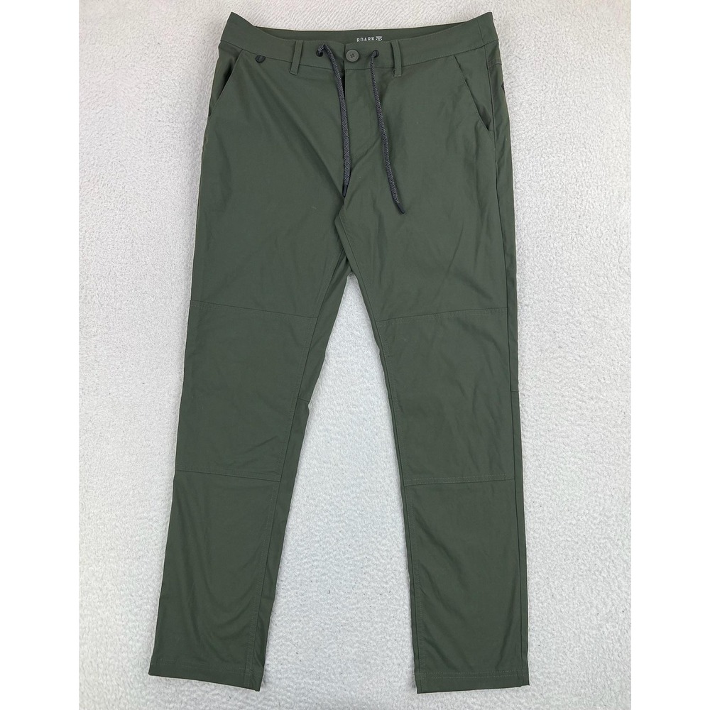 Roark Pants Mens 33 Green Explorer Adventure Nylon Stretch Travel RP281